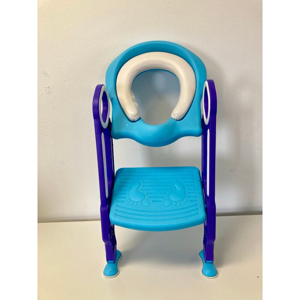 Purple and Blue Toddler Potty Ladder Potty Training Seat
